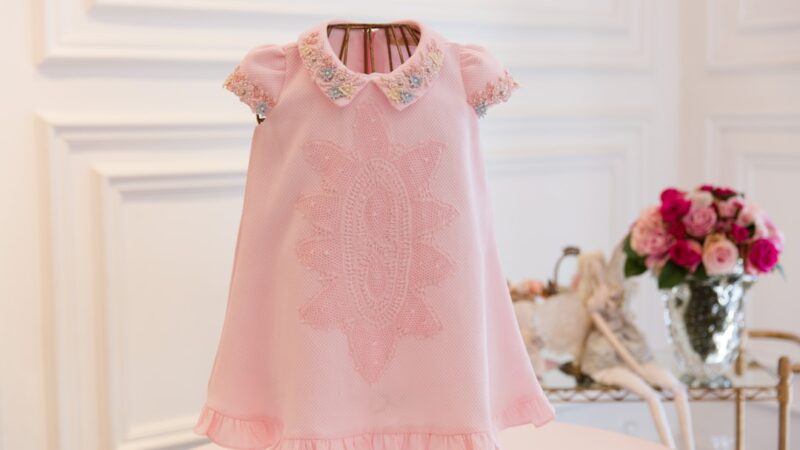 Photo powder pink dress